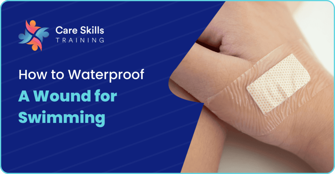 How to waterproof a wound for swimming